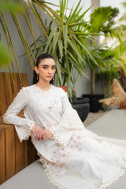 Qalamkar Qlinekari Chikankari Lawn suits india –JK-10 ORLA