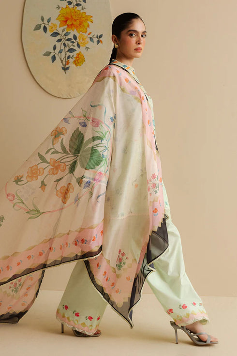 Zara Shahjahan Coco Prints Lawn Drop II – Kaia-9A