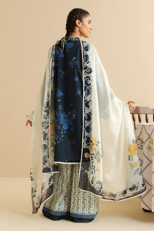 Zara Shahjahan Coco Prints Lawn Drop II – Leya-1B