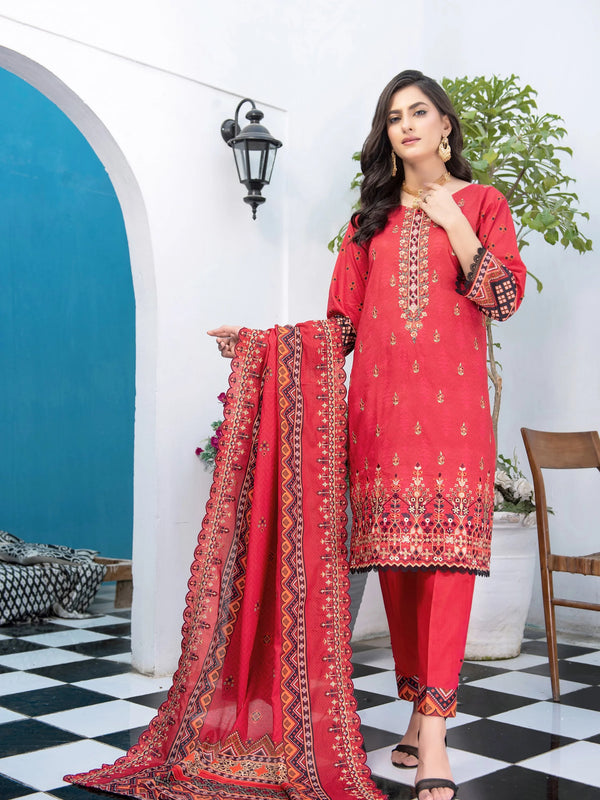 Aabirah Vol 2 By MTF Printed Embroidered Lawn Suit D04- Summer Collection