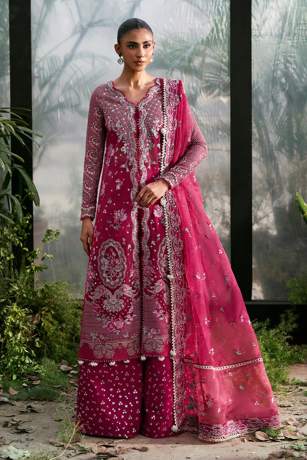 Afrozeh La Fuchsia Luxury Formal Collection-Rowan