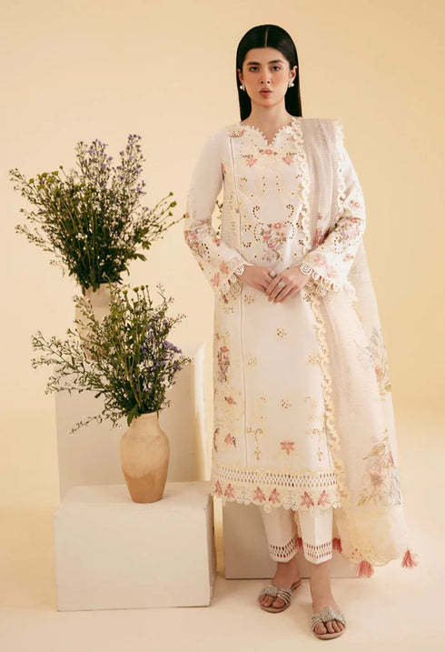 Qalamkar Qlinekari Chikankari Lawn suits india – SQ-01 SARV