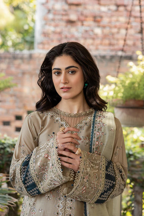 Farasha Bahaar Embroidered Lawn Collection – Whimsical Sage-2024