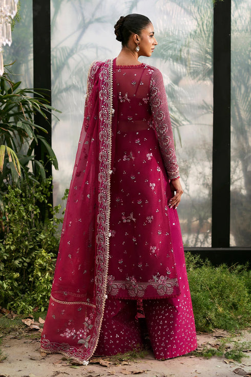 Afrozeh La Fuchsia Luxury Formal Collection-Rowan