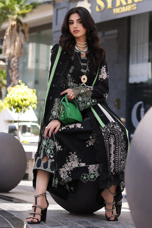 Charizma Rang-e-Bahar Unstitched Printed Lawn Shirt with Embroidered Chiffon Dupatta and Trouser CRB4-10