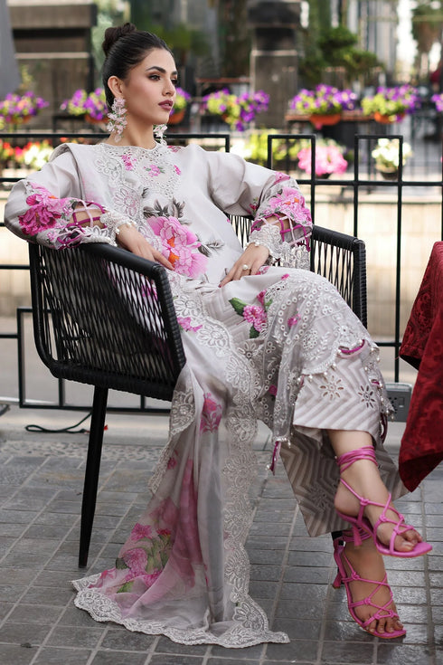Charizma Rang-e-Bahar Unstitched Printed Lawn Shirt -allibaash