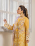 ZA Clothing Embroidered Semi Stitched Lawn- Sunlit Elegance 01