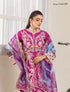 ZA Clothing Embroidered Semi Stitched Lawn- Serene Orchid 04