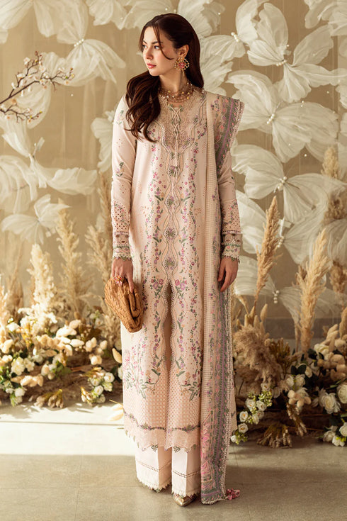 Qalamkar Sahil Kinare Luxury Lawn Collection 2025 – FK-12 LILY