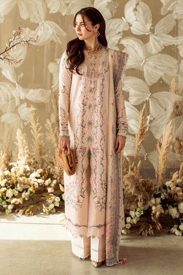 Qalamkar Sahil Kinare Luxury Lawn Collection 2025 – FK-12 LILY