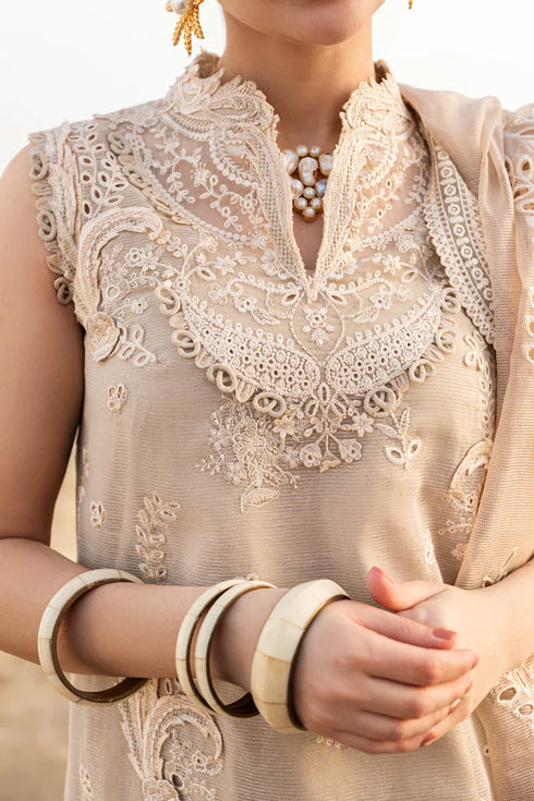 Qalamkar Sahil Kinare Luxury Lawn Collection 2025 –FK-01 SOPHIA