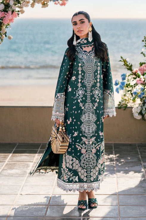 Qalamkar Sahil Kinare Luxury Lawn Collection 2025 – FK-13 ELIZA