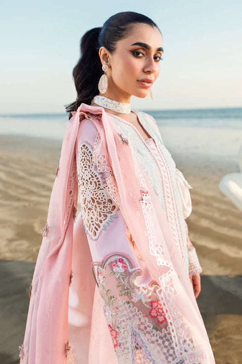 Qalamkar Sahil Kinare Luxury Lawn Collection 2025 – FK-08 REEM