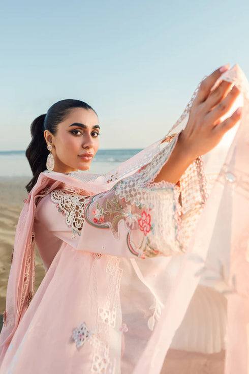 Qalamkar Sahil Kinare Luxury Lawn Collection 2025 – FK-08 REEM