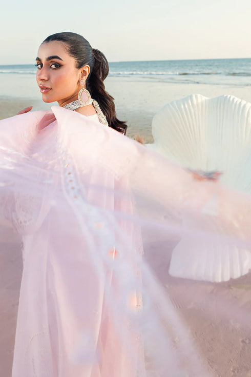 Qalamkar Sahil Kinare Luxury Lawn Collection 2025 – FK-08 REEM