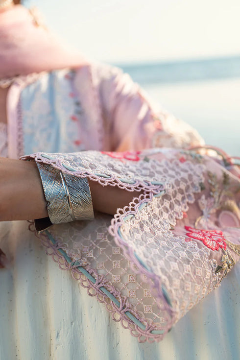 Qalamkar Sahil Kinare Luxury Lawn Collection 2025 – FK-08 REEM