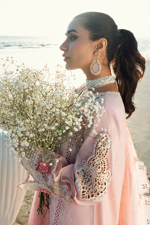 Qalamkar Sahil Kinare Luxury Lawn Collection 2025 – FK-08 REEM