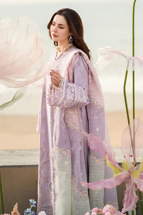 Qalamkar Sahil Kinare Luxury Lawn Collection 2025 – FK-09 EVELYN