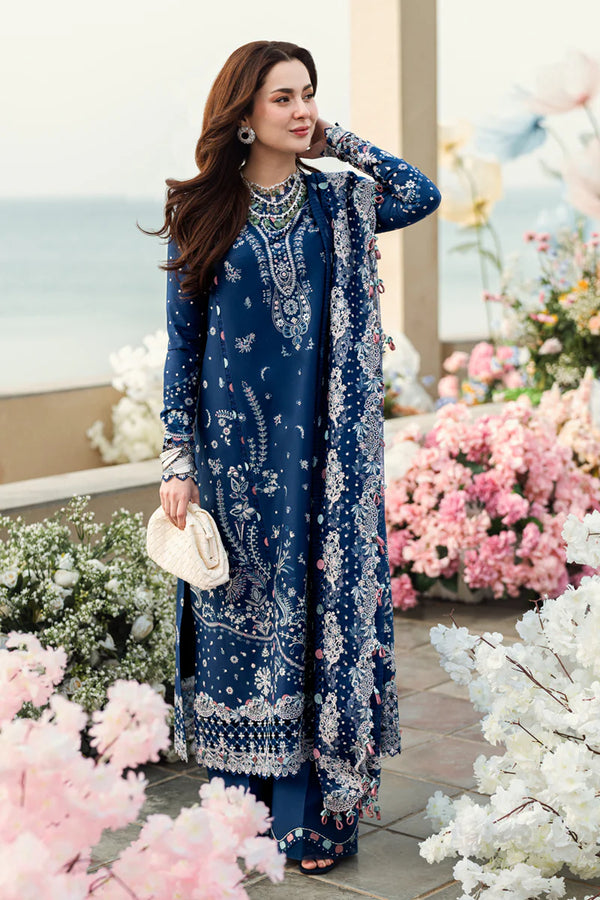 Qalamkar Sahil Kinare Luxury Lawn Collection 2025 –FK-05 AURORA