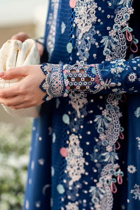 Qalamkar Sahil Kinare Luxury Lawn Collection 2025 –FK-05 AURORA