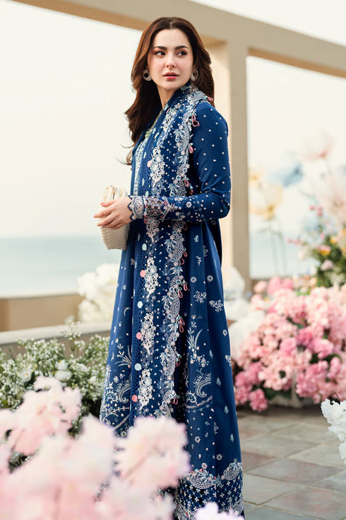 Qalamkar Sahil Kinare Luxury Lawn Collection 2025 –FK-05 AURORA