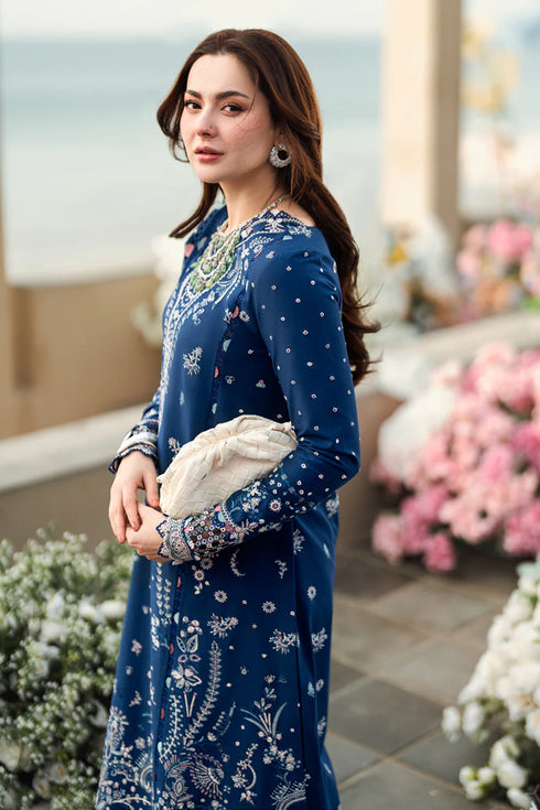 Qalamkar Sahil Kinare Luxury Lawn Collection 2025 –FK-05 AURORA