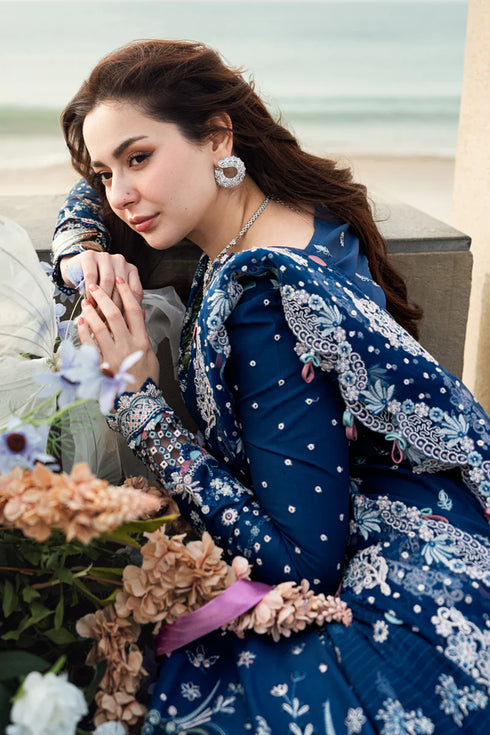 Qalamkar Sahil Kinare Luxury Lawn Collection 2025 –FK-05 AURORA