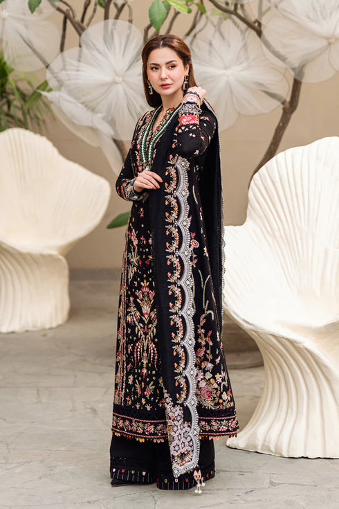 Qalamkar Sahil Kinare Luxury Lawn Collection 2025 – FK-15 HANNAH