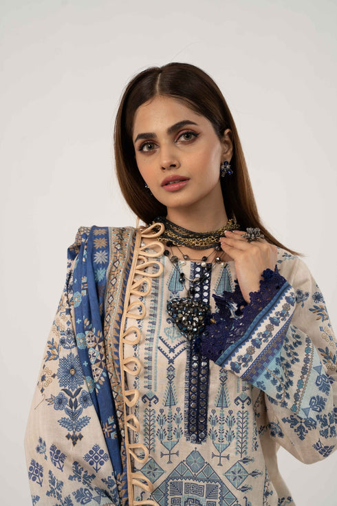 Mausummery spring summer lawn digital suit Falak