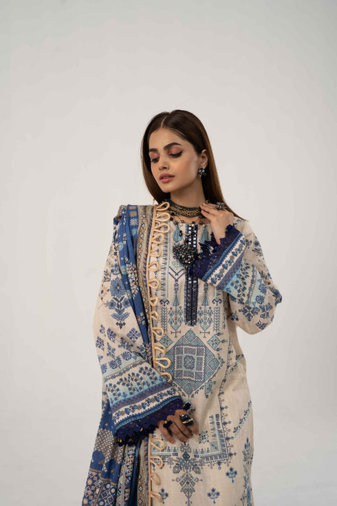 Mausummery spring summer lawn digital suit Falak