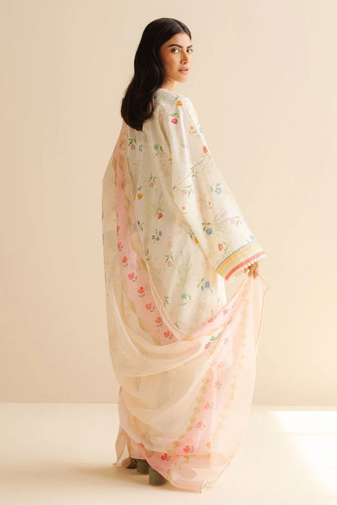 Zara Shahjahan Coco Prints Lawn Drop II – Kaia-9B
