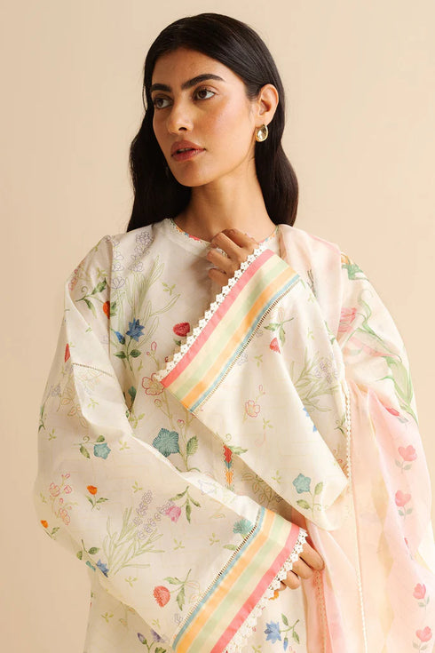 Zara Shahjahan Coco Prints Lawn Drop II – Kaia-9B