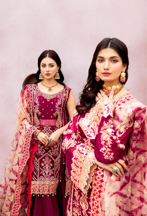 Adan Libas Nou Bahaar - Luxury Embroidered Chiffon
