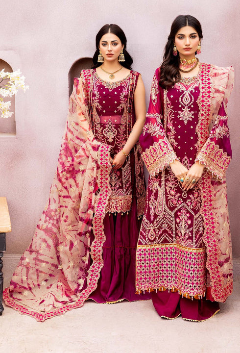 Adan Libas Nou Bahaar - Luxury Embroidered Chiffon