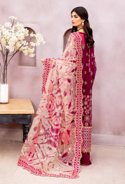 Adan Libas Nou Bahaar - Luxury Embroidered Chiffon