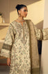Maryum N Maria Luxury Lawn-MS24-636 - Wood Ash - Nadya