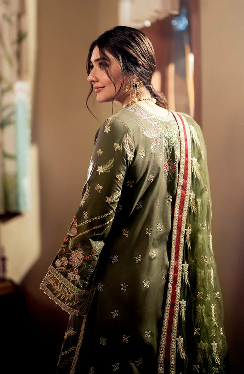 Maryum N Maria Luxury Lawn Collection 2024 – Amira MS24-565