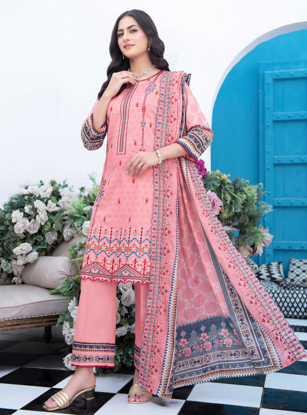 Aabirah Vol 2 By MTF Printed Embroidered Lawn Suit D05- Summer Collection