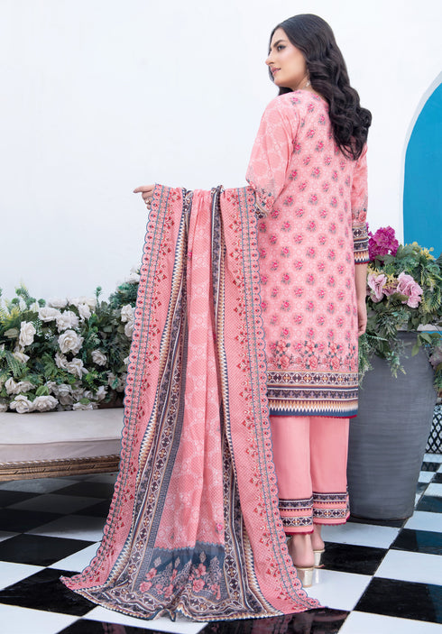 Aabirah Vol 2 By MTF Printed Embroidered Lawn Suit D05- Summer Collection
