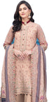 Aabirah Vol 2 By MTF Digital Printed Embroidered Lawn 03 Pcs Unstitched Suit D01 - Summer Collection