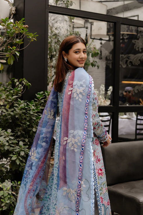 Afrozeh Luxury Embroidered Lawn Presta