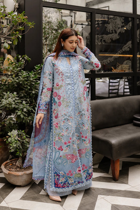 Afrozeh Luxury Embroidered Lawn Presta