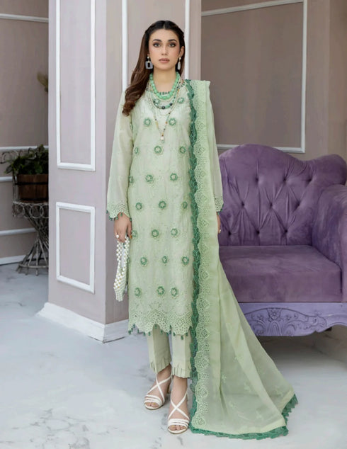 Adan Libas Chantelle Chikankari 2023 | Lily