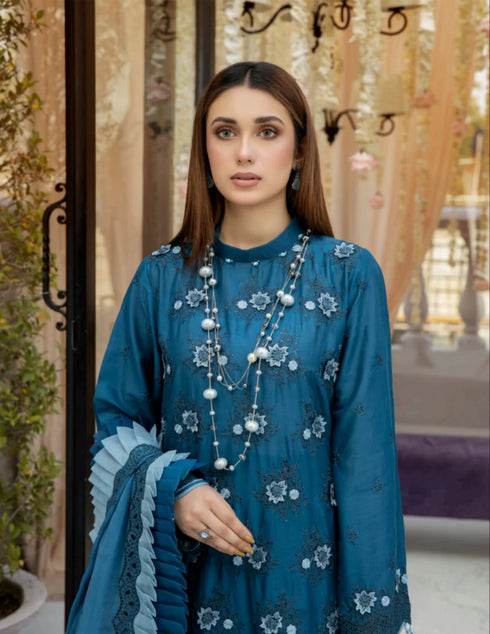 Adan Libas Chantelle Chikankari 2023 | Ivy-india