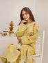 ZA Clothing Embroidered Semi Stitched Lawn-Sunlit Maize 02