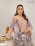 ZA Clothing Embroidered Semi Stitched Lawn-Blush Apricot 04