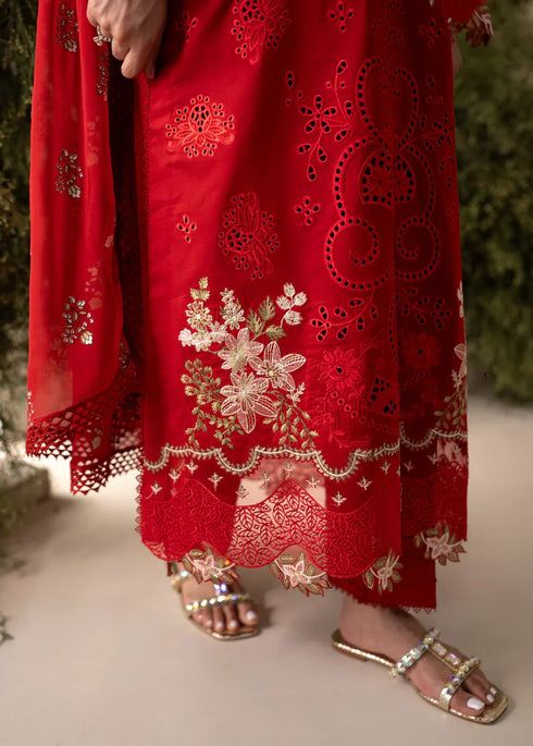 Apana by Aabyaan Chikan Kari Embroidered suit UMAIZA (AL-07)