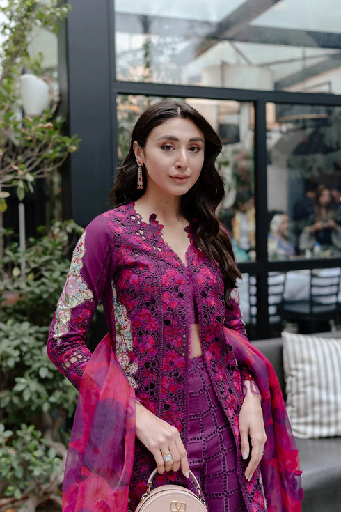 Afrozeh Luxury Embroidered Lawn Serene