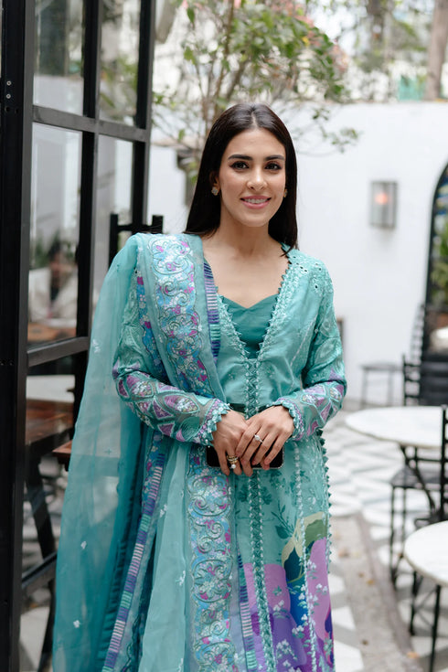 Afrozeh Luxury Embroidered Lawn Sovana