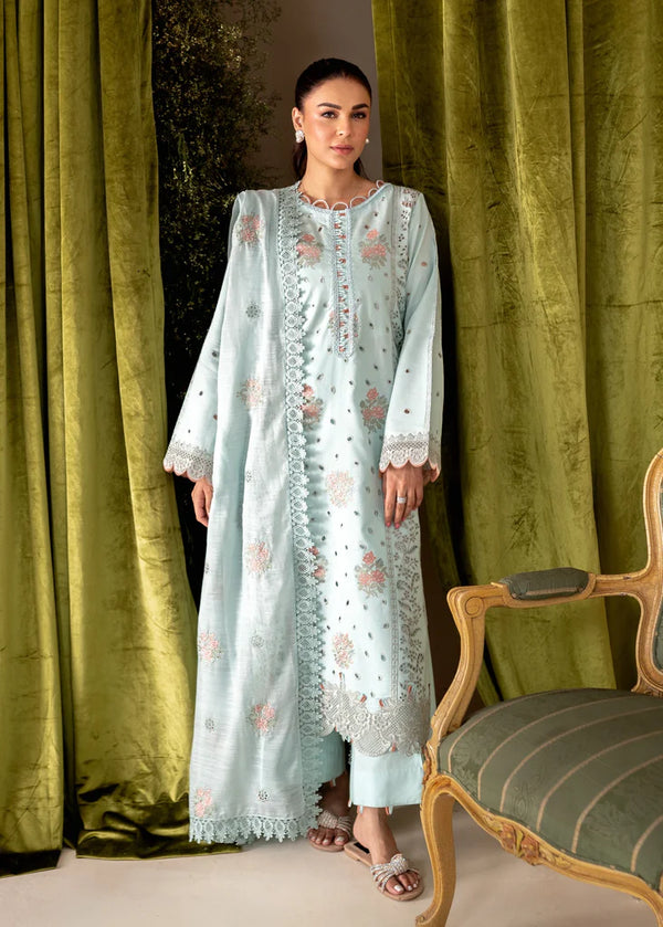 Apana by Aabyaan Chikan Kari Embroidered suit KASHMALA (AL-05)